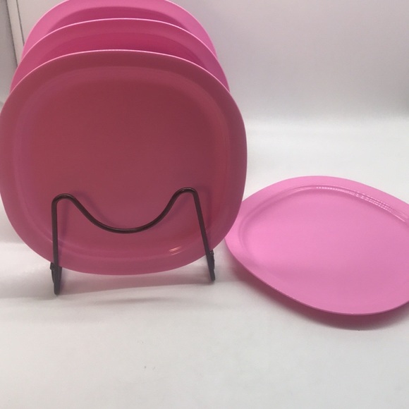 Tupperware Microwaveable Dessert Plate Set of 4 - Picture 13 of 13